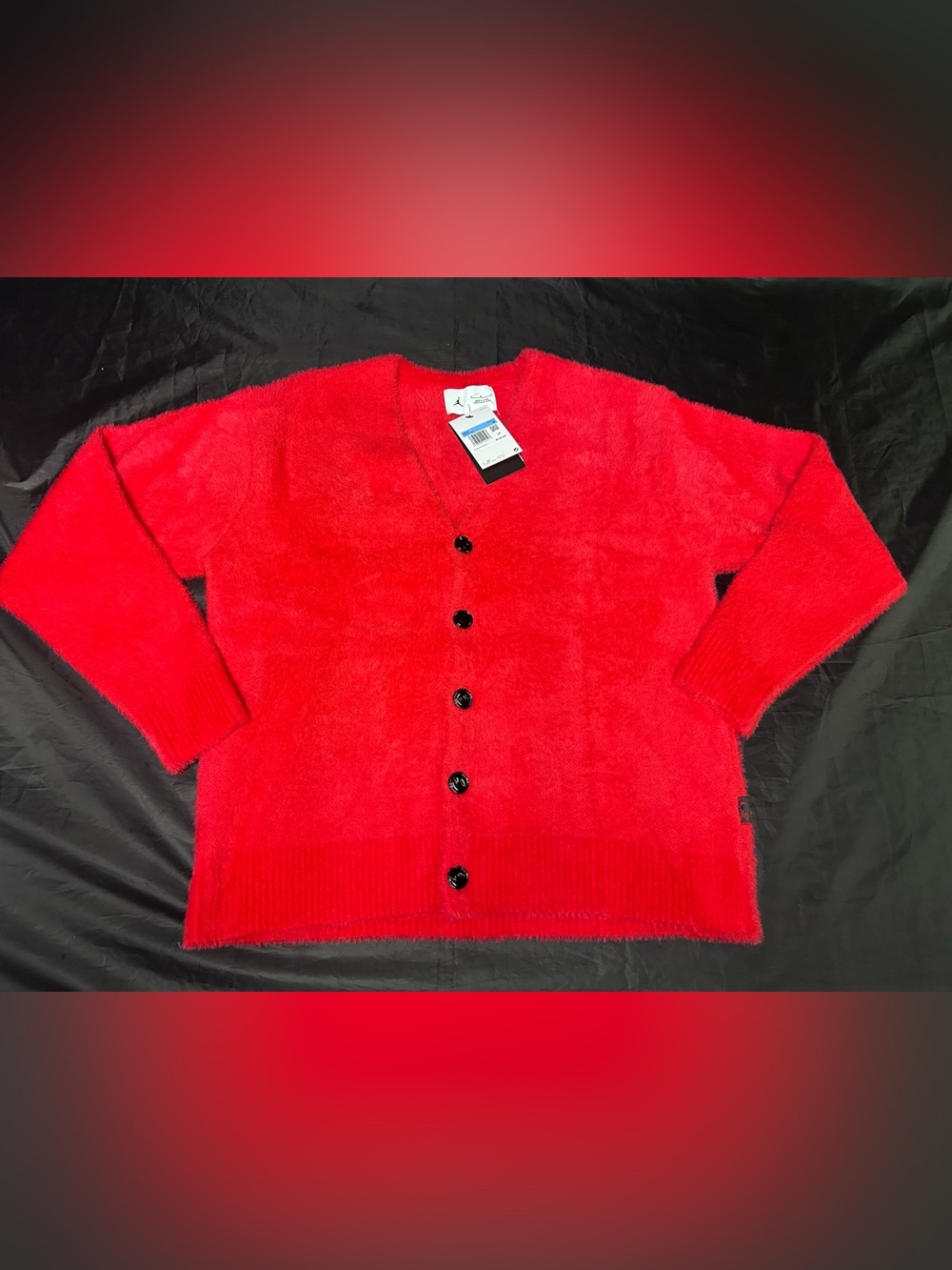 Nike Tatum Men's Cardigans University Red Size Medium IH0612-657